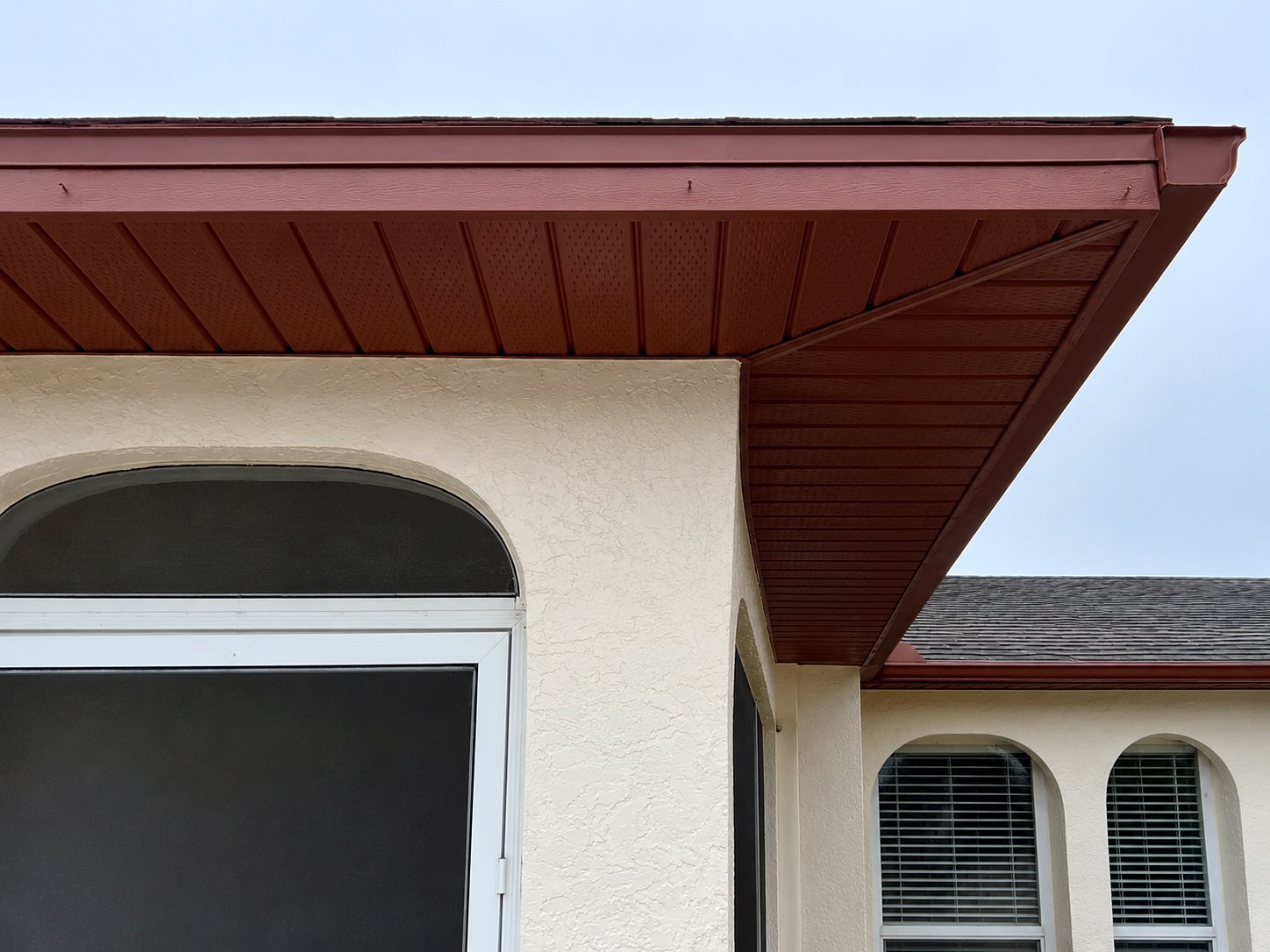 Trim and soffit painting detail by AMM PAINTER LLC